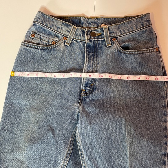 Vintage Levi's 512 Slim Tapered Mom Jeans 7 Jrs 97 - Picture 6 of 12